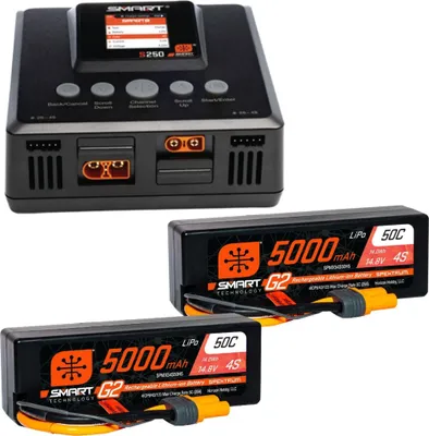 Produktbild von Spektrum Smart Powerstage G2 Car 8S 5000mAh 4S IC5 (2), S250