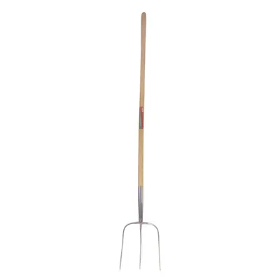 Produktbild von Aktions-Streugabel mit Stiel (gewachst Eschestiel) 3 Zinken Streugabel Gabel Heu
