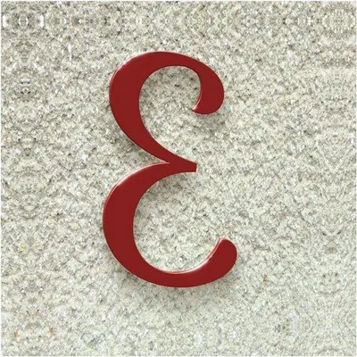 Obrázek produktu pro Číslo domu - Číslo domu - Identifikace domu - Klasický font - 30 cm - Signál Červená
