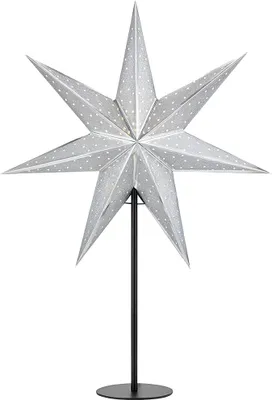 Immagine prodotto di Stella LED decorazione da tavolo in metallo Ø 45x64 cm argento