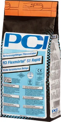 Produktbild von PCI Flexmörtel® S1 Rapid verformungsfähiger Fliesenkleber für alle keramischen Beläge grau 5 kg