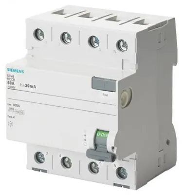 Produktbild von Siemens FI TYP AC 40/4 300MA 4TE, 10 A, IP20