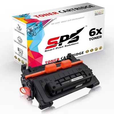 Produktbild von 6x Toner 64A CC364A Schwarz Kompatibel für HP Laserjet P4515X Drucker