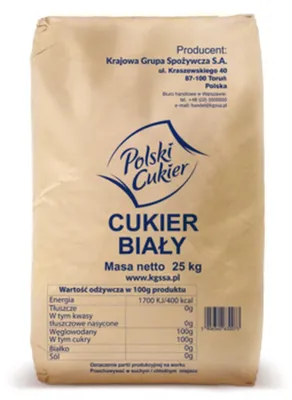 Obrázek produktu pro Polski Cukier Cukier biały 25kg