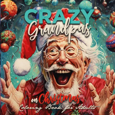 Produktbild von Crazy Grossväter an Weihnachten Malbuch für Erwachsene