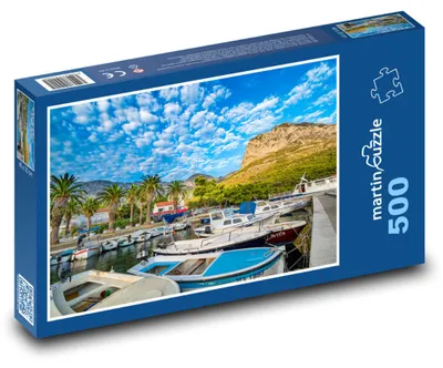 Obrázek produktu pro Puzzle 500 Lodě v přístavu - Chorvatsko - martinpuzzle