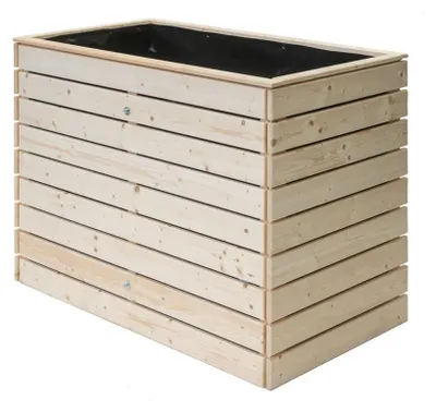Zdjęcie produktu dla Westmann Asket L – drewniana podwyższona grządka ogrodowa bez dna, 130 x 70 cm