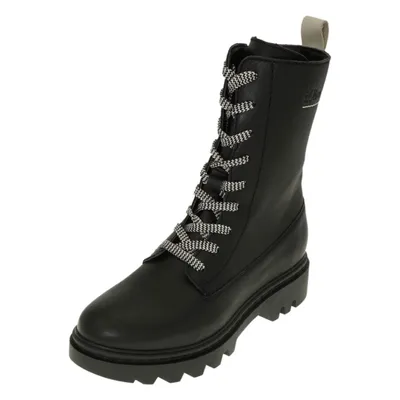 Produktbild von s.Oliver  Damen Lace Boot Flat Art: 5-5-25289-37 in black (schwarz) - Größe:39