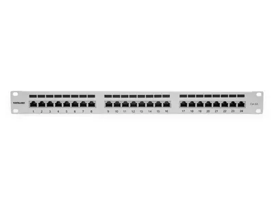 Zdjęcie produktu dla Intellinet 720854, IEEE 802.3, IEEE 802.3ab, IEEE 802.3u, Gigabit Ethernet, Cat6a, F/UTP (FTP), 22/24, Montaż półkowy