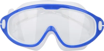 Obrázek produktu pro Plavecké brýle pro děti, široké zorné pole, nepropustné, proti zamlžování, UV ochrana, plavecké brýle (modré a bílé)