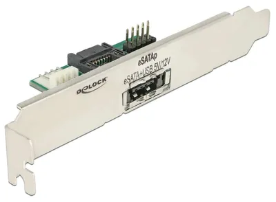 Obrázok produktu pre DeLOCK 63921, SATA, eSATA, SATA, USB, PE sáčok