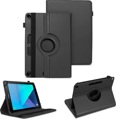 Produktbild von Tablet Schutzhülle Samsung Galaxy Tab A6 10.1 Tasche Hülle Case Cover DrehbarFarben:Schwarz
