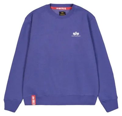 Produktbild von Alpha Industries Herren Basic Sweater Small Logo, Night Purple, M