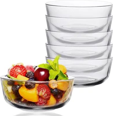 Produktbild von Glasschalen 300 ml, 6er-Set, stapelbar, für Dessert