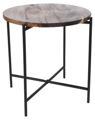 Beistelltisch Deko Sofatisch Kaffeetisch Blumentisch Tisch Akazie