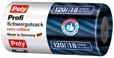 Zdjęcie produktu dla Torba na ciężkie towary Pely Profi extra odporna na rozdarcia 70x110cm 120 litrów 18 sztuk