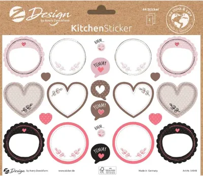 Immagine prodotto di AVERY Zweckform 54548 AVERY Zweckform ZDesign Trend Sticker KÜCHE Labelling