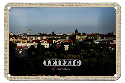 Produktbild von Blechschild Städte Leipzig Blick Musikerviertel 18x12cm Dekoration