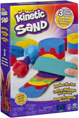 Produktbild von Spin Master Kinetic Sand Regenbogen Mix Set (383g)