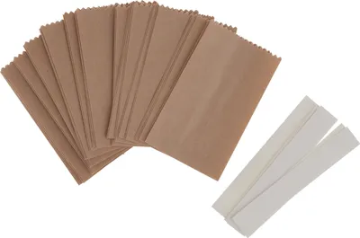 Produktbild von Papiertüten Sterne-Set, klein, Braun