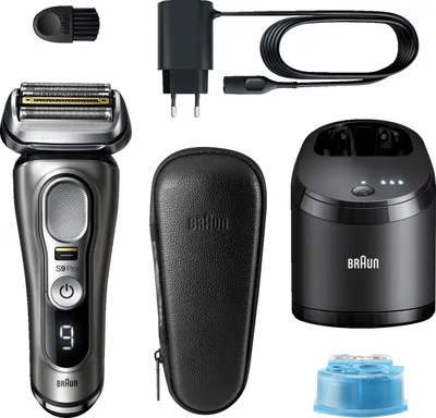 Produktbild von Braun Series 9 Pro 9485cc, Folienschaber, Schwarz, Silber, LED, 0,05 mm, Akku, Lithium-Ion (Li-Ion)