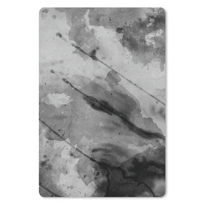 Produktbild von MuchoWow® Mauspad Mousepad Aquarell - Schwarz - Grau - Abstrakt 18x27 cm - Mousepads - Maus Mat - Pad - Mausunterlage