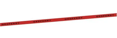 Produktbild von Aufkleber Packband GESPERRT, Folie, 19 mm x 66 m