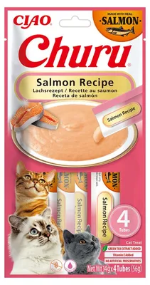 Produktbild von Churu Katzensnack Lachs 4 x 14 g