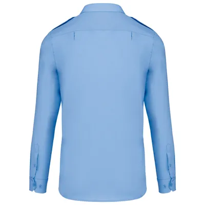 Image de Chemise de pilote à manches longues Kariban pour hommes