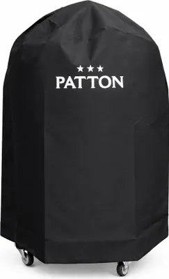 Produktbild von PATTON Grillabdeckung, 95x45x100cm Grillschutzhülle für Kamado 16", Oxford-Stoff, Schwarz