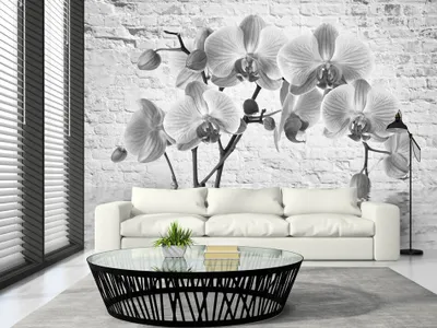 Produktbild von Vlies Fototapete 400x280 cm Tapeten Wandtapete XXL Blumen Mauer b-A-0228-a-d