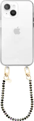 Produktbild von Crystal (Black) Transparant Cord Hülle  - Kompatibel mit iPhone 13 Mini