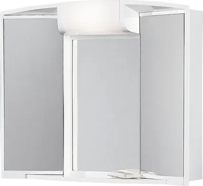 Produktbild von Jokey ANGY Spiegelschrank 59x50x15cm, 1x12W, weiß