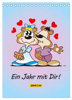 Produktbild von Ein Jahr mit Dir! (Tischkalender 2027 DIN A5 hoch), CALVENDO Monatskalender