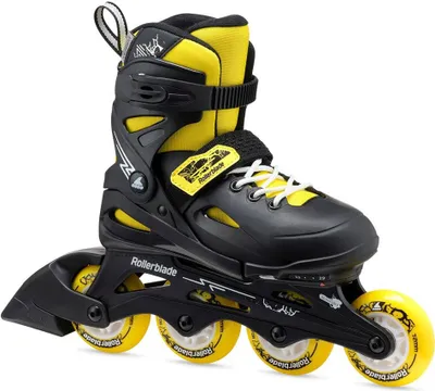 Obrázok produktu pre Rollerblade Fury, Deti, Unisex, Čierna, Žltá, Jednofarebné, Vysoká topánka, Inlinové korčule