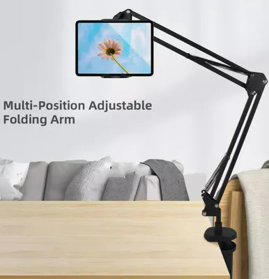Produktbild von Verstellbar Halterung Handy Halter Tisch Bett Ständer für Tablet iPad Smartphone