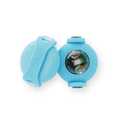 Produktbild von Curli 0206-0607-1-502-01, Hund, Halsband, leicht, Cyan, Silikon, 2 Stück(e)