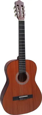 Produktbild von 4/4 Konzertgitarre Mahagoni Modell Classic Schulgitarre Gitarre Natur Matt Finish HG50