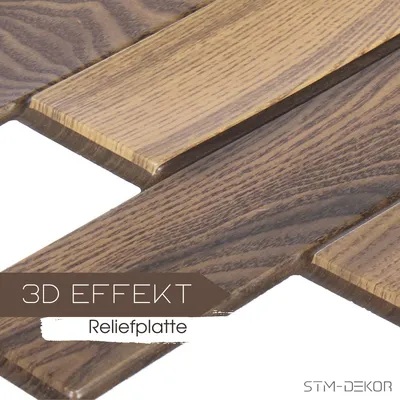 Zdjęcie produktu dla Panele ścienne / sufitowe PCV 3D, Bering, 1 panel, wygląd drewna | STM