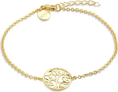 Produktbild von Xenox XS2897G Armband Damen Baum des Lebens Silber Gelbgold 20 cm