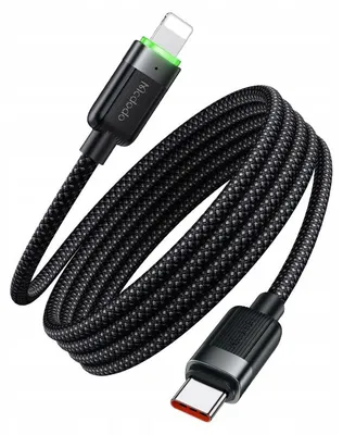Produktbild von Mcdodo Ladegerät Usb-C Blitz Schnelles Ladekabel Für Iphone 1M Geführt