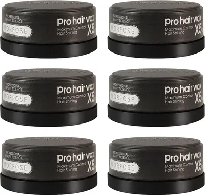 Produktbild von Pro Hair Wax X5 Schwarz / Men 6x150 ml