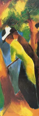 Obrázok produktu pre August Macke umelecká tlač obrazu - Slnečná cesta, 1913 (158 x 53 cm)