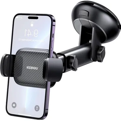 Image de Support de voiture pivotant 2-en-1 pour smartphone, rouge