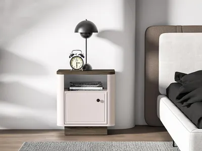 Obrázok produktu pre Nočný stolík ARLENA - dub / kašmír
