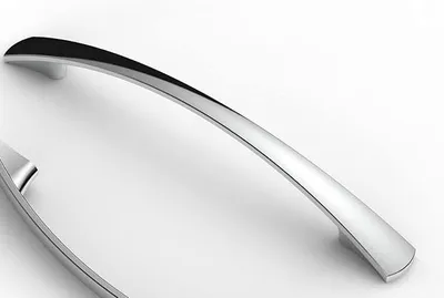 Produktbild von Furniware Schrankgriffe Silber 10 Stück Set