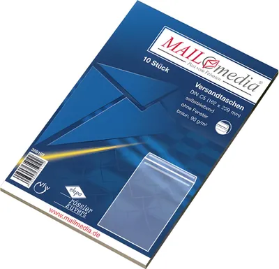 Obrázek produktu pro mayer-network 30002472 Recyklované obálky - C5, bez okénka, samolepicí, 90 g/m2, hnědé, 10 ks