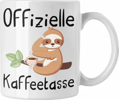 Produktbild von Trendation - Offizielle Kaffeetasse Geschenk Kaffeetrinker Geschenkidee Kaffee-Tasse (Weiß)
