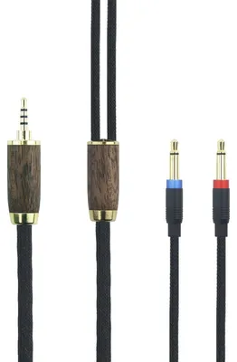 Immagine prodotto di Solidchoice - Cavo bilanciato da 2,5 mm con connettori in legno di noce