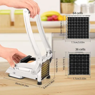 Image de Coupe-pommes, en acier inoxydable, avec lame de rechange, poignée, pour la cuisine